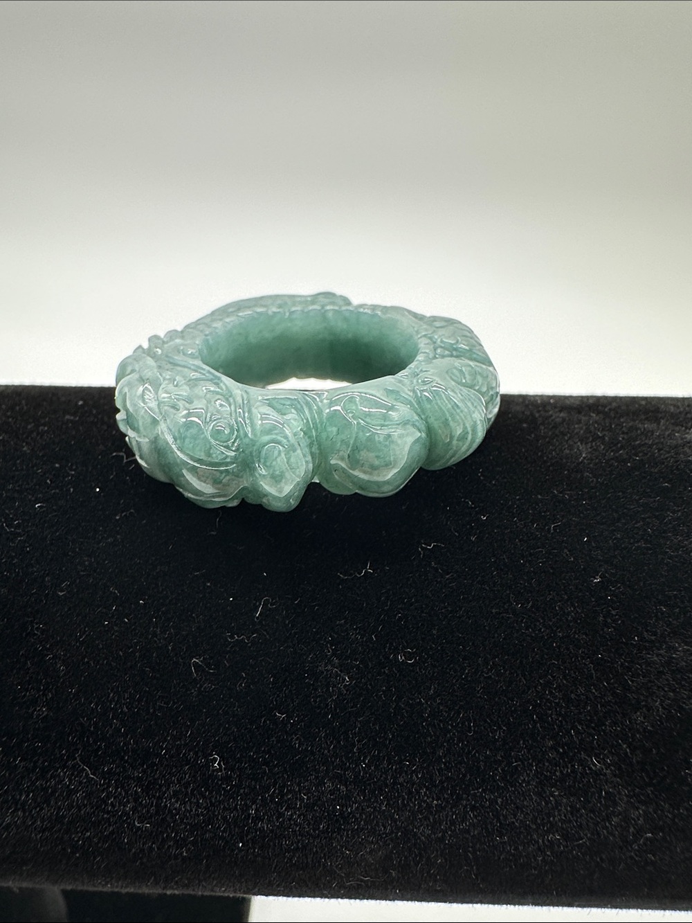 Size 8 Dragon Jade Ring